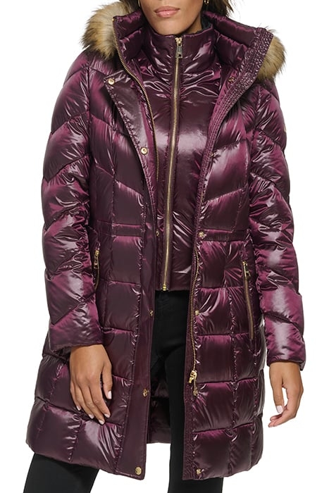 ZPFRT WAISTED DOWN DEEP PLUM 1