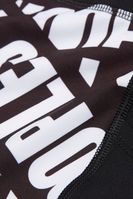 JOGGING BANDE LOGO BLACK / WHITE 5