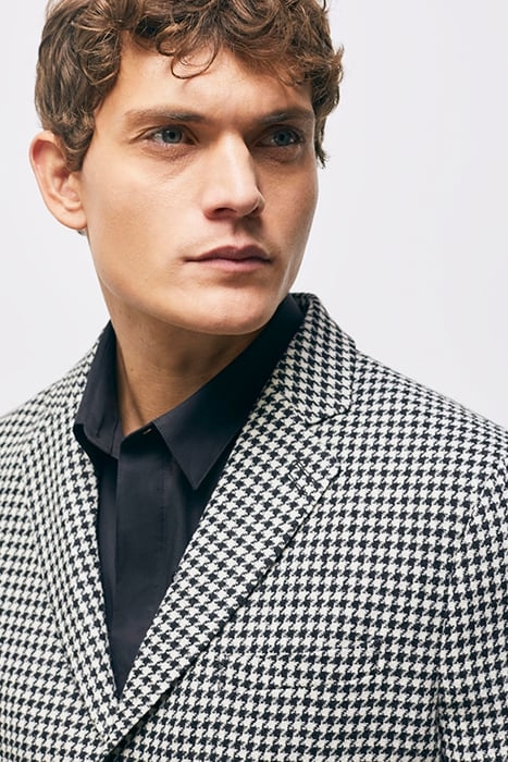 VESTE SEULE MOTIF PIED DE POULE BLACK WHITE 6