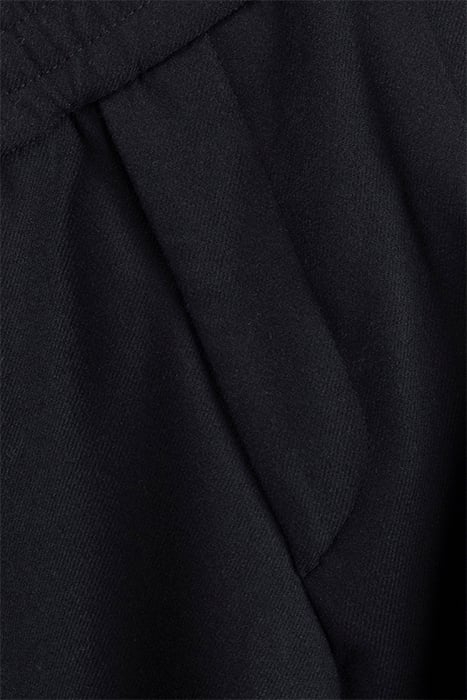 M. TERRY FLANNEL TROUSER BLACK 3