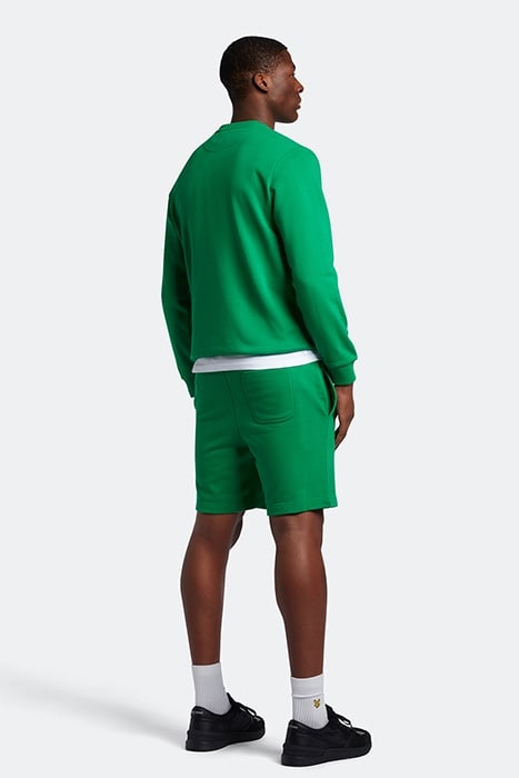 SWEAT SHORT GRID GREEN 2