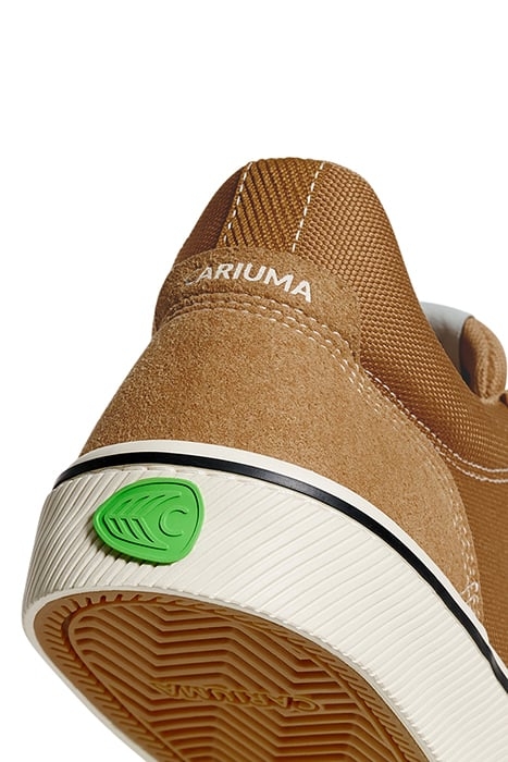 UNISEX VALLELY SKATE CAMEL SUEDE AND CORDURA SNEAKER 5