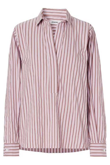 MAGGY POPLIN POLO TOP TWILIGHT 3