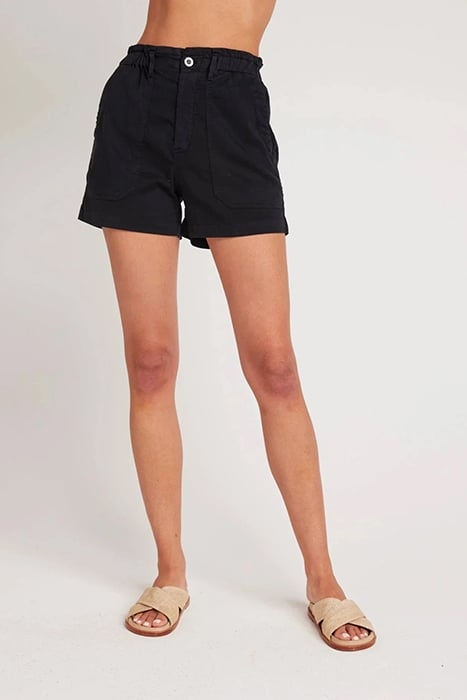 RUFFLE SHORT VINTAGE BLACK 1