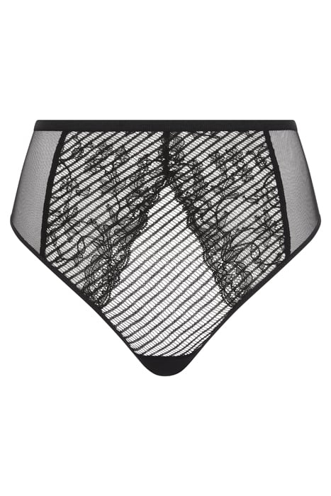 CO BO. THONG STD HIGH W. TXTURE-BLACK 3