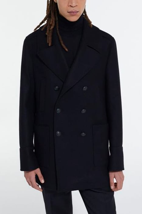 CABAN MI LONG MULTI POCHES BLACK 1