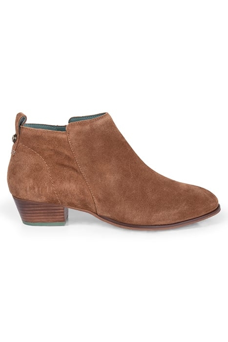 WILLOW VELVET ANKLE BOOT BROWN 1