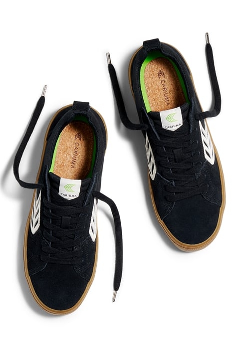 UNISEX CATIBA PRO SKATE GUM BLACK SUEDE AND CANVAS SNEAKER 3