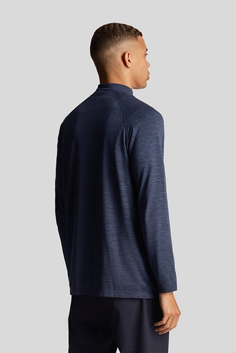 SEAMLESS GOLF MIDLAYER DARK NAVY MARL 2