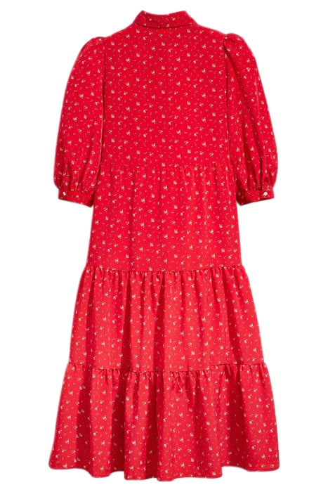 CYNTHIA DRESS SHIRT RED 4