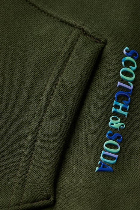 BOYS RELAXED FIT ZIP-THROUGH HOODIE IN ORGANIC COTTON FOREST 8