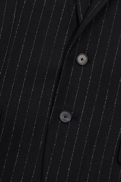 VESTE COSTUME RAYURES BLACK WHITE 7