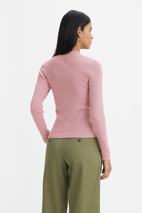 RIB SWEATER PINK 2