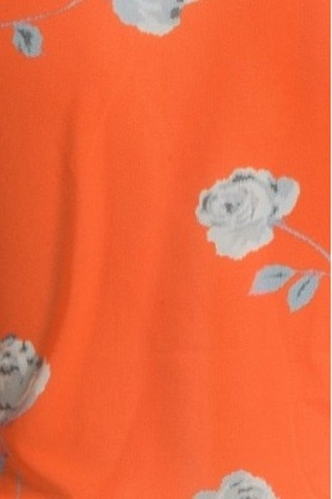 PRINTED MESH LONG SLEEVE ROLLNECK ORANGEADE 5