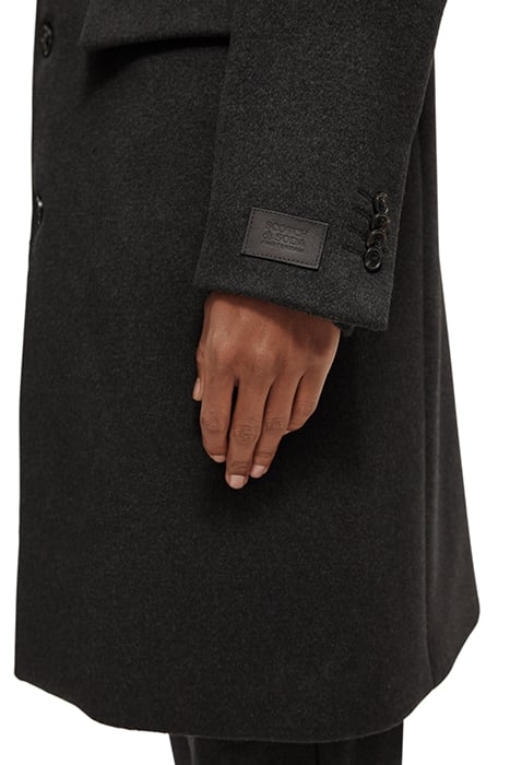CLASSIC WOOL BLEND OVERCOAT CHARCOAL MELANGE 7
