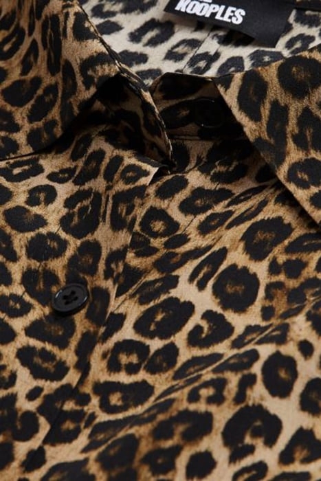 ROBE LONGUE PETIT LEO SOIE LEOPARD 5
