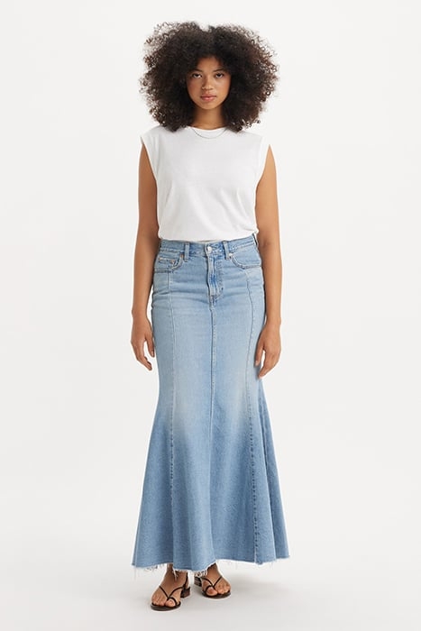 MERMAID DENIM SKIRT BLUE 2