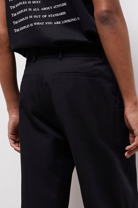 PANTALON SEUL A PINCES ET REVERS BLACK 5