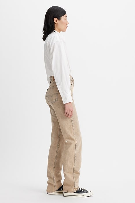 501 STRAIGHT JEANS BEIGE 4