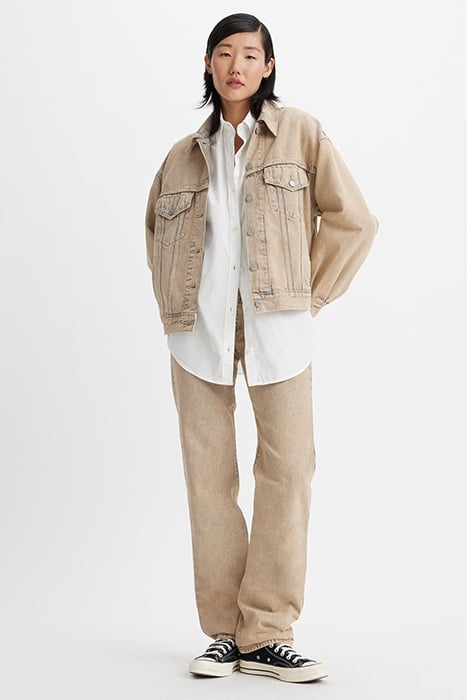 501 STRAIGHT JEANS BEIGE 5