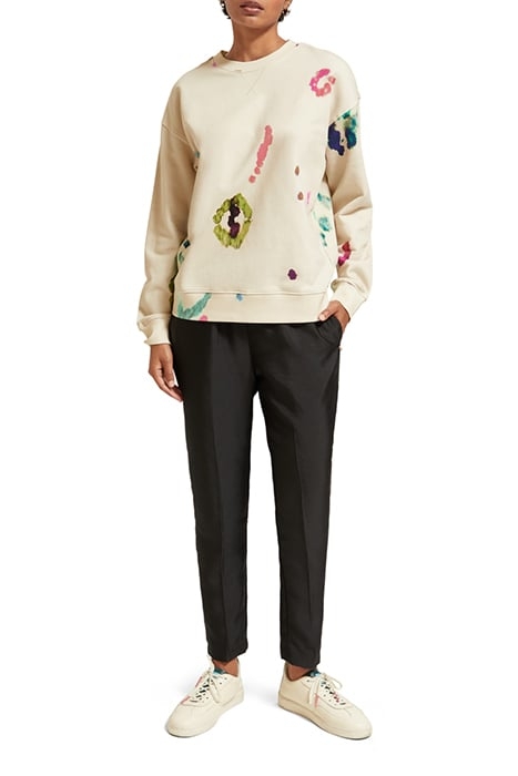 GALAXY DYE AOP PRINT DROPPED SHOULDER SWEATSHIRT GALAXY DYE 3