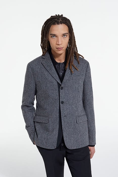 VESTE SEULE MOTIF ZIG ZAG GREY 1