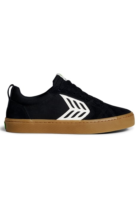 UNISEX CATIBA PRO SKATE GUM BLACK SUEDE AND CANVAS SNEAKER 1