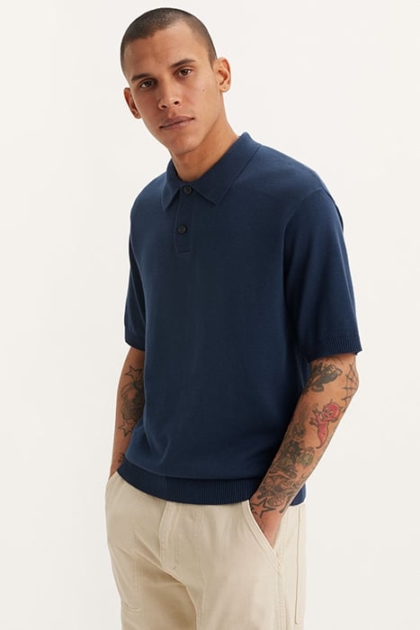 SWEATER POLO SHIRT NAVY 4
