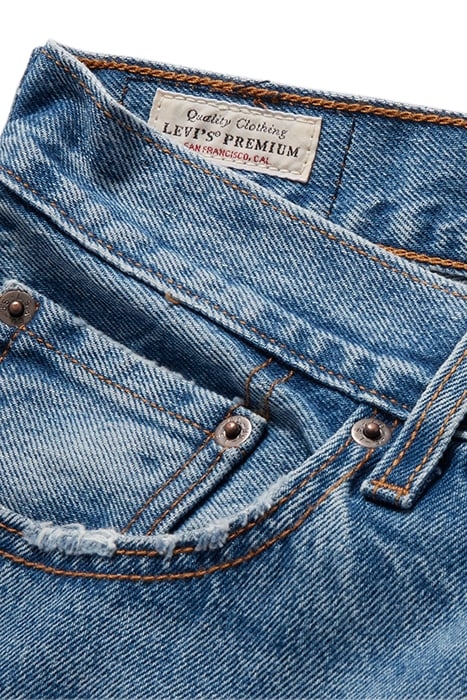 MIDDY STRAIGHT JEANS RED 8