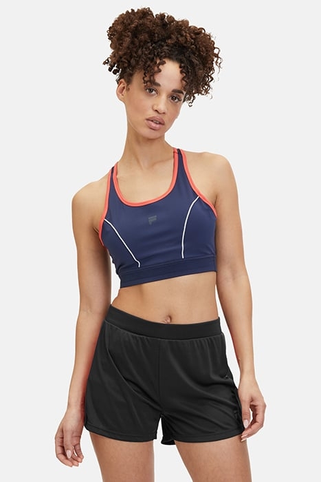 RACALE RUNNING SHORTS WITH INNER TIGHTS BLACK 1