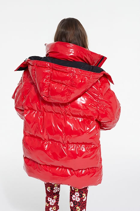 OVERSIZE DOWN JACKET RED 2