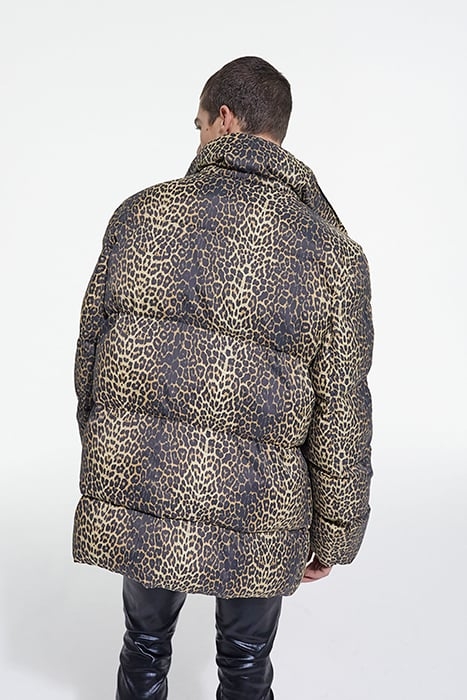 OVERSIZE DOWN JACKET LEOPARD 2