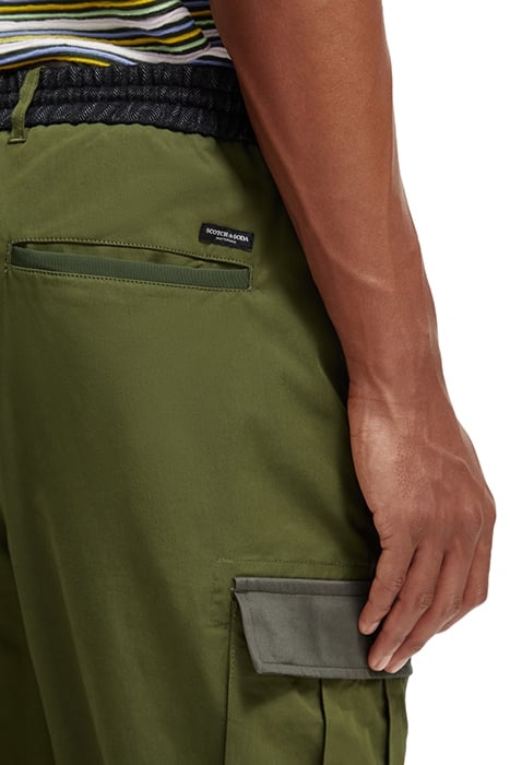 SEASONAL - CONTRAST TRIMMED CARGO JOGGER FIELD GREEN 7