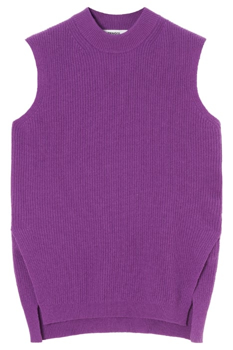 BIBA RIBBED SLEEVELESS TOP PURPLE MAGIC 3