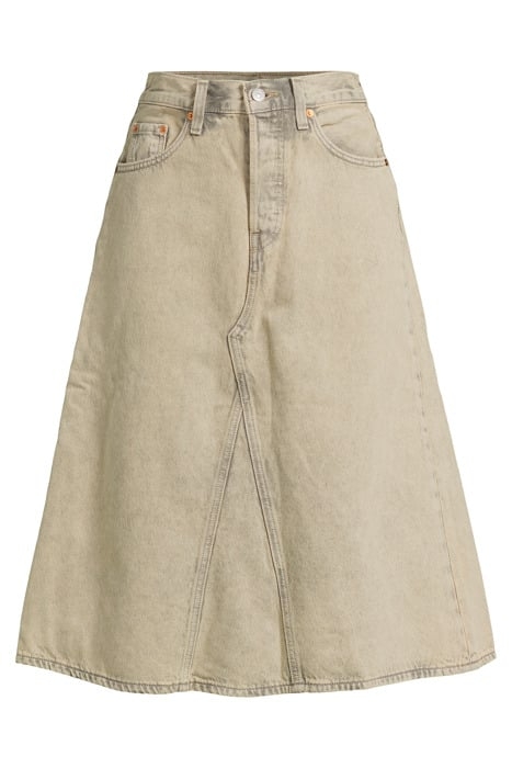 HR DENIM SKIRT BEIGE 3
