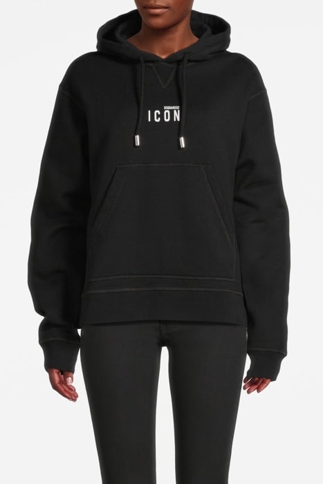 HOODIE ICON BLACK 1