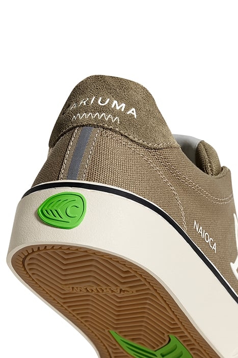 UNISEX NAIOCA SKATE BURNT SAND SUEDE AND CANVAS SNEAKER 5