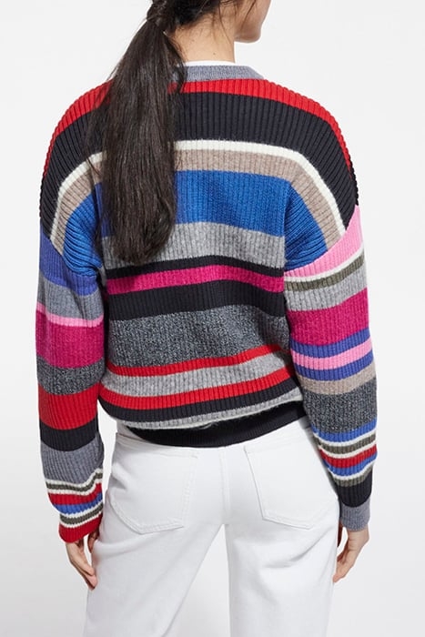 PULL COL ROND RAYE MIX YARN MULTICO 2