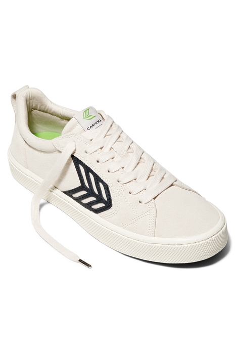 UNISEX CATIBA PRO SKATE WHITE SUEDE AND CANVAS SNEAKER 2