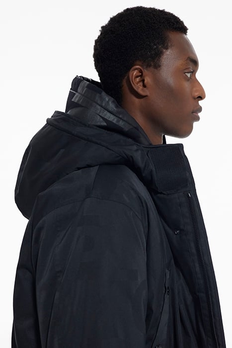 PARKA WITH FAKE SHEEP LINING BLACK 6