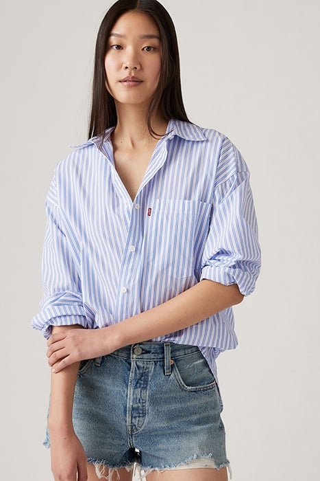 LOLA BUTTON-DOWN SHIRT WHITE 1