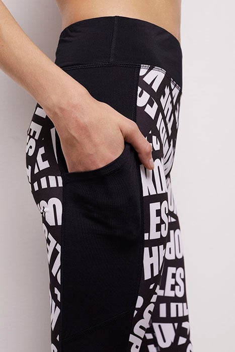 JOGGING BANDE LOGO BLACK / WHITE 4