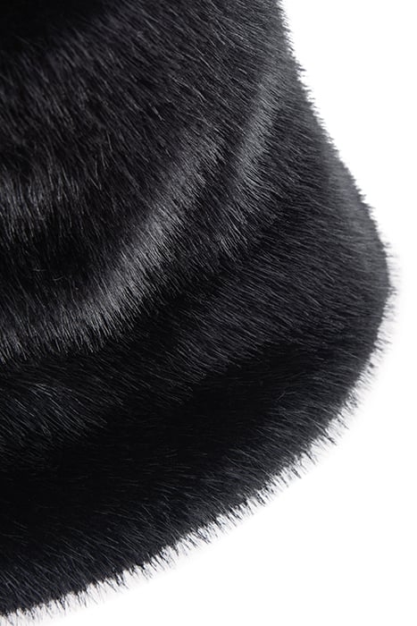 FLETCHER BUCKET HAT BLACK FAUX FUR 5
