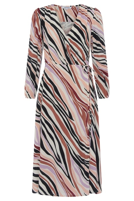 ASBTRACT ZEBRA LS WRAP DRESS MISC. 1