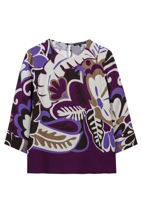 BLOUSE WITH FLOWER PRINT MULTI 4