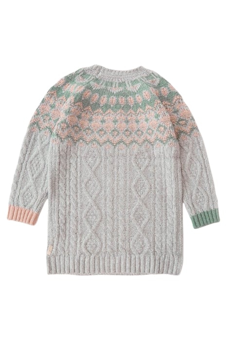 CABLE AND POM KNITTED DRE GREY 2