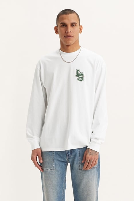 LS LONG-SLEEVED T-SHIRT WHITE 1