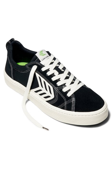 UNISEX CATIBA PRO SKATE BLACK SUEDE AND CANVAS SNEAKER 2