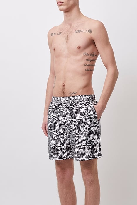 SEINE PRINT RECYCLD SWIM SHORT WHITE 1
