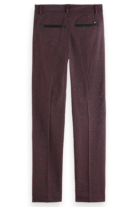 LOWRY - MID RISE LEOPARD JACQUARD PANT LEOPARD JACQUARD BORD 5